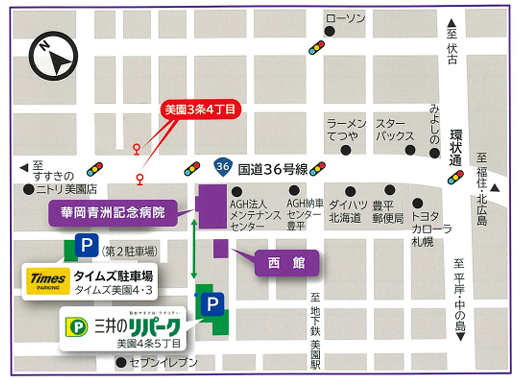 三井のリパーク、Times位置確認用MAP