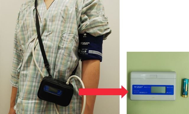 24時間自由行動下血圧測定