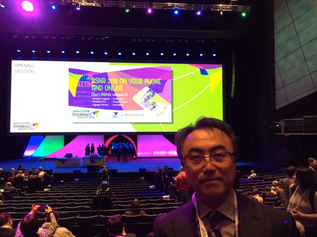 会場であるシカゴのマコーミックプレイスにて